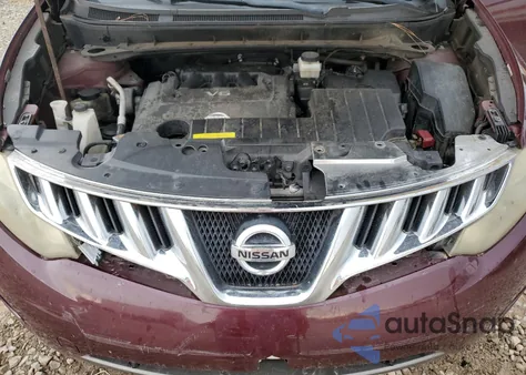 2009 Nissan Murano S z USA, uszkodzony, nr VIN JN8AZ18U59W017138